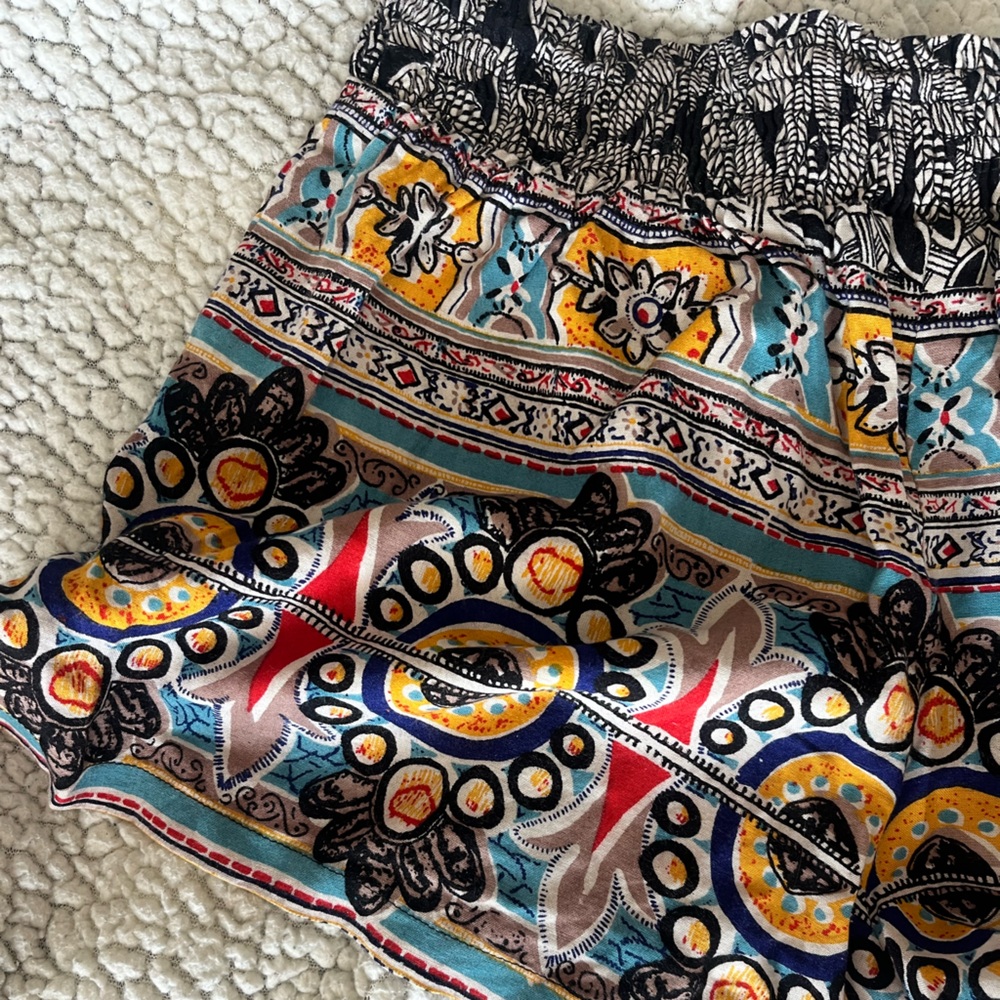 Angie Bohemian Linen Shorts